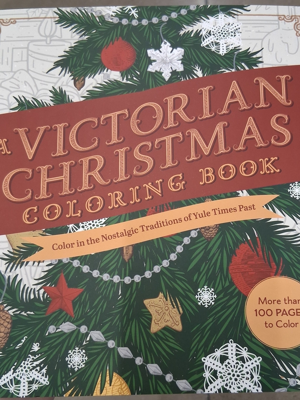 New Victorian Christmas Advanced Coloring Book
